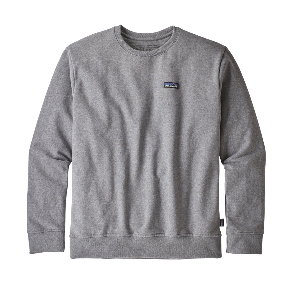 Patagonia Men’s P-6 Label Uprisal Crew Sweatshirt Gray Size S